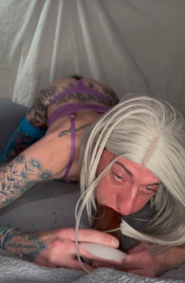 Tattooed Sissy Faggot Daphni Dolittle is always prepared for BBC. Kik InkedFagboi, TG Daphni_D #2u30oABm
